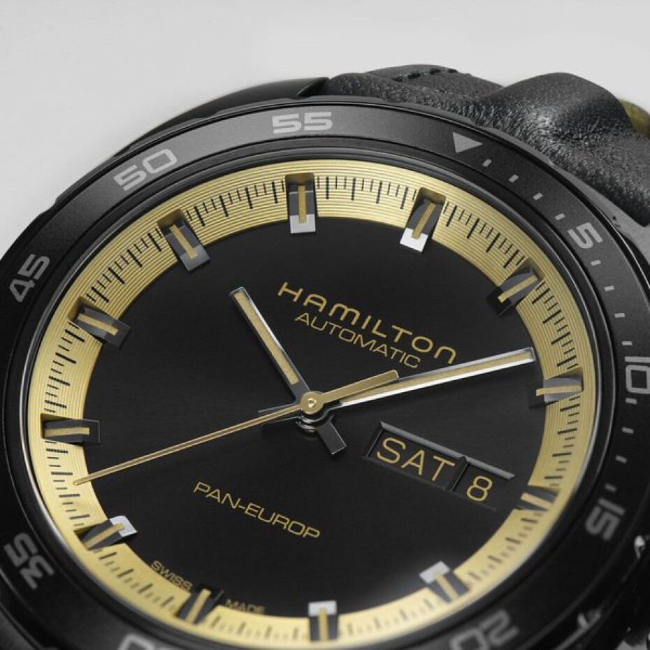 Hamilton American Classic Pan Europ Black & Gold Auto H35425730 - main (7)