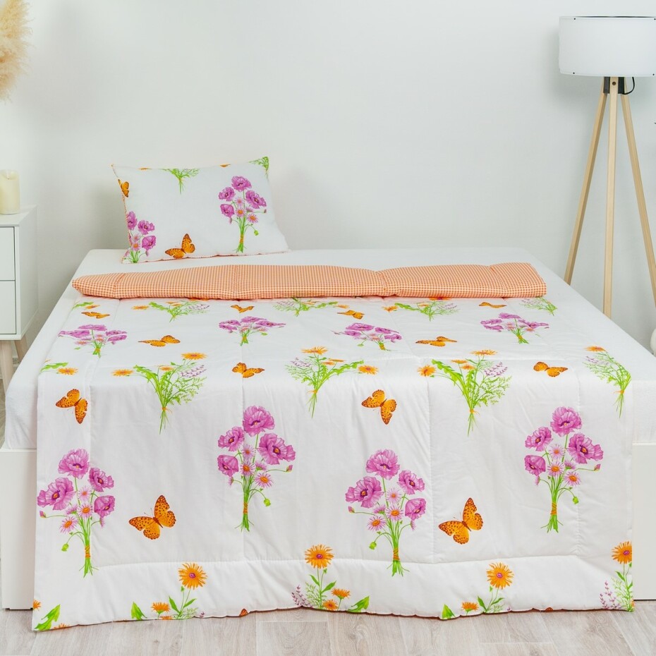 Stanex CLASSIC letní set Jaro oranžová, 140 x 200 cm, 40 x 60 cm - main (0)
