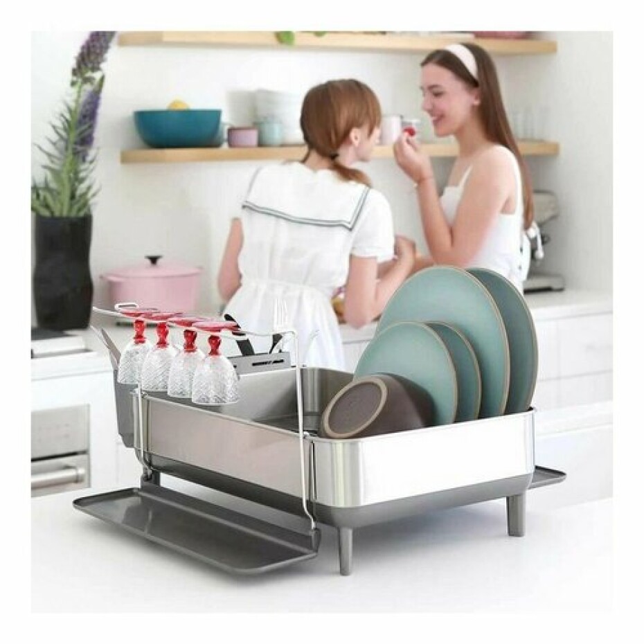 Simplehuman Odkapávač na nádobí, šedá - main (5)