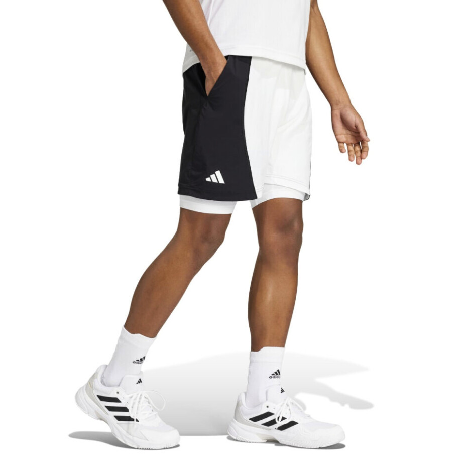 Pánské šortky adidas  Short & Tight Set White L - main (4)