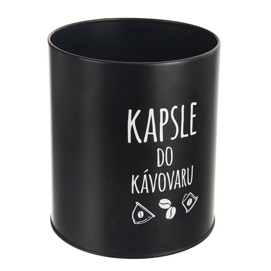Orion Plechová dóza na Kapsle do kávovaru, BLACK - main (2)