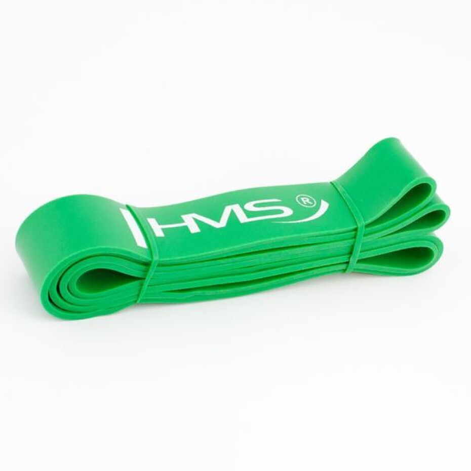 HMS GU05 fitness guma (2080 x 45 x 4.5 MM) ZELENÁ - main (0)