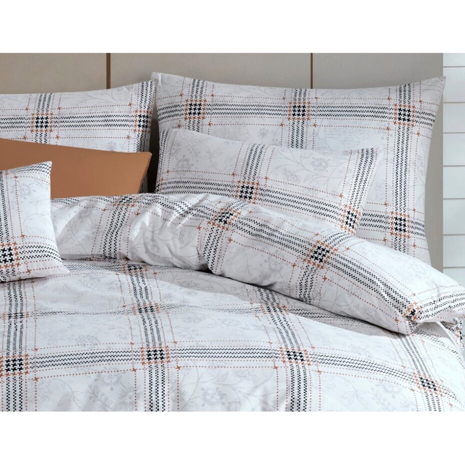 BedTex Bavlněné povlečení Quatre bílá, 140 x 220 cm, 70 x 90 cm - main (1)