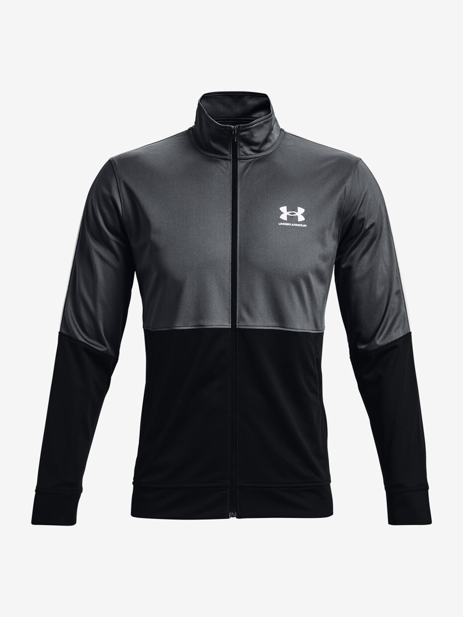 Pánská bunda Under Armour  PIQUE TRACK JACKET-GRY S/M - main (0)