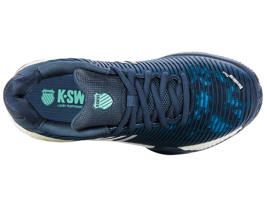 Dětská tenisová obuv K-Swiss  Hypercourt Express 2 HB Indian Teal/Star White  EUR 39 - main (5)