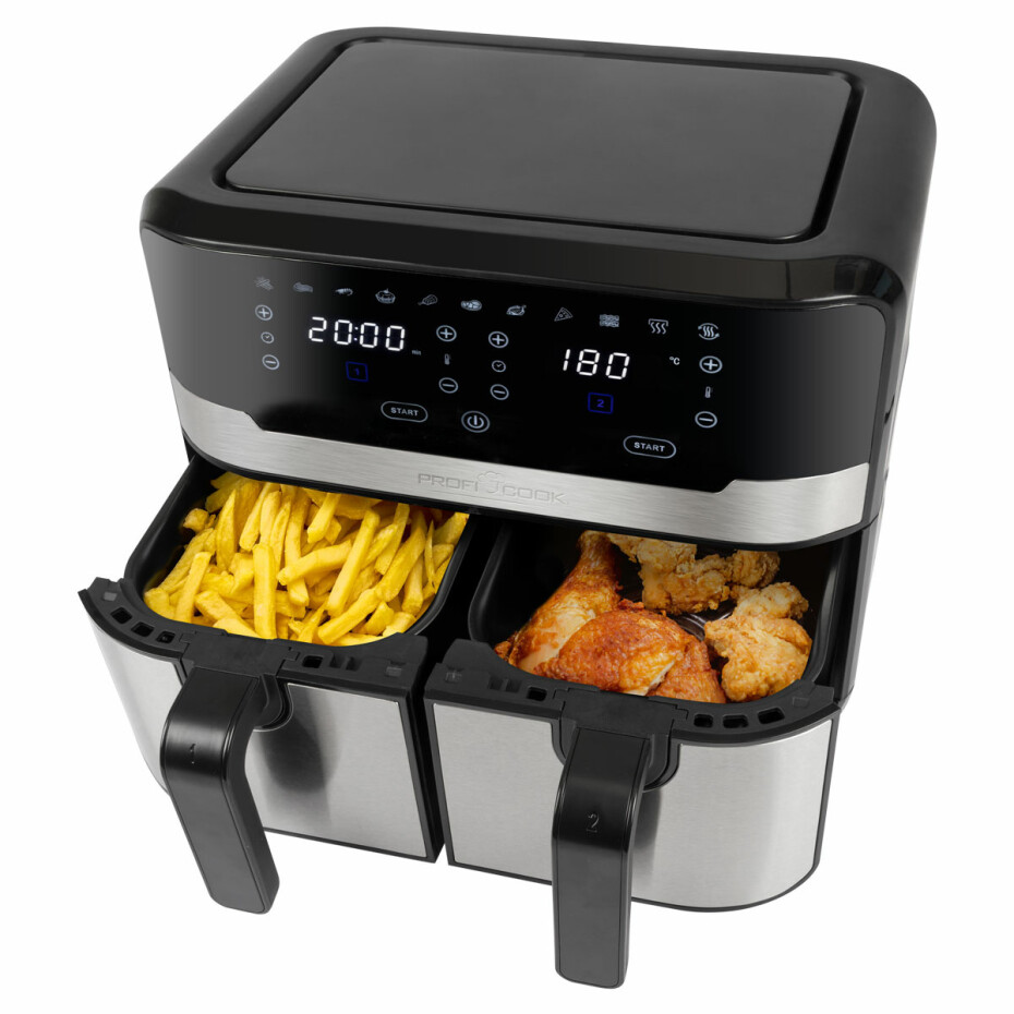 ProfiCook FR 1242 dvojitá horkovzdušná fritéza - main (3)