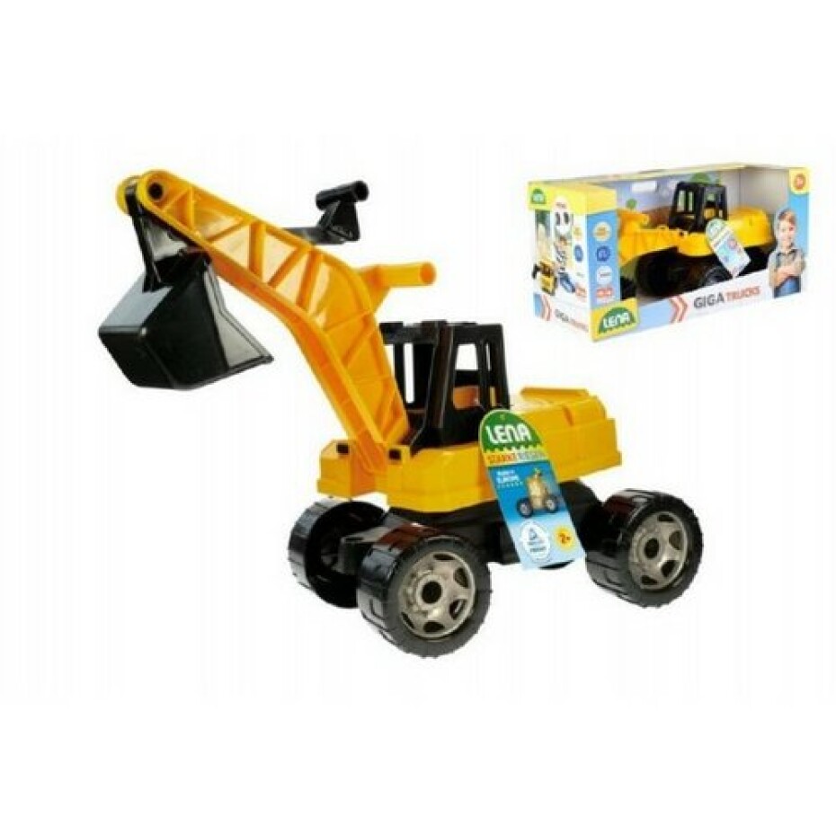 Lena Giga Trucks Bagr žluto-černá, 70 cm - main (2)