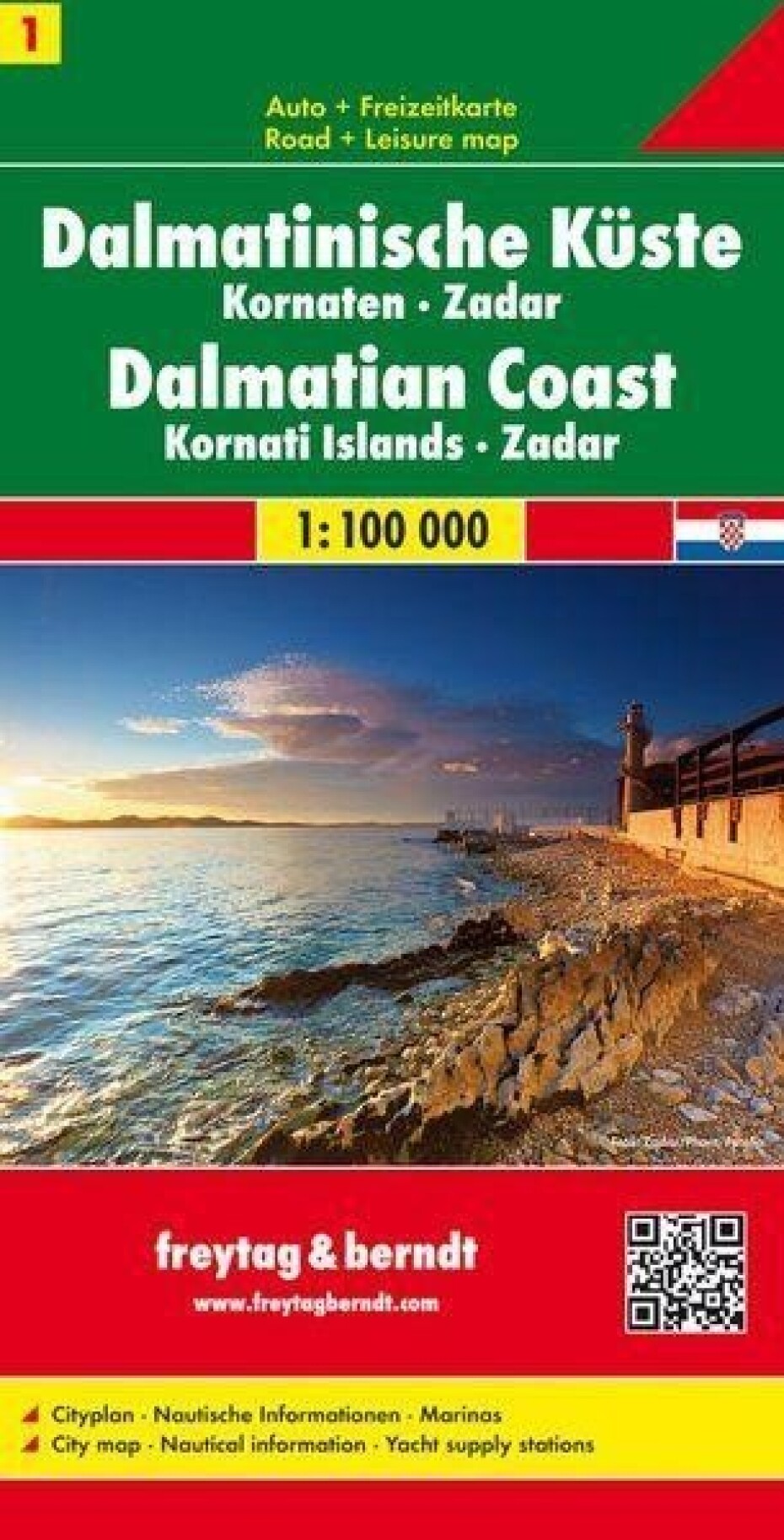 AK 0703 Dalmácie - Kornati, Zadar 1:100 000 / automapa + rekreační mapa - main (0)