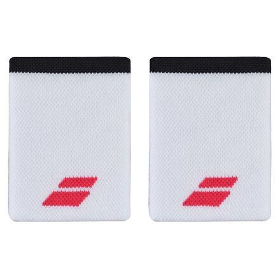 Babolat Logo Jumbo Wristband 2024 potítka bílá-červená - main (0)
