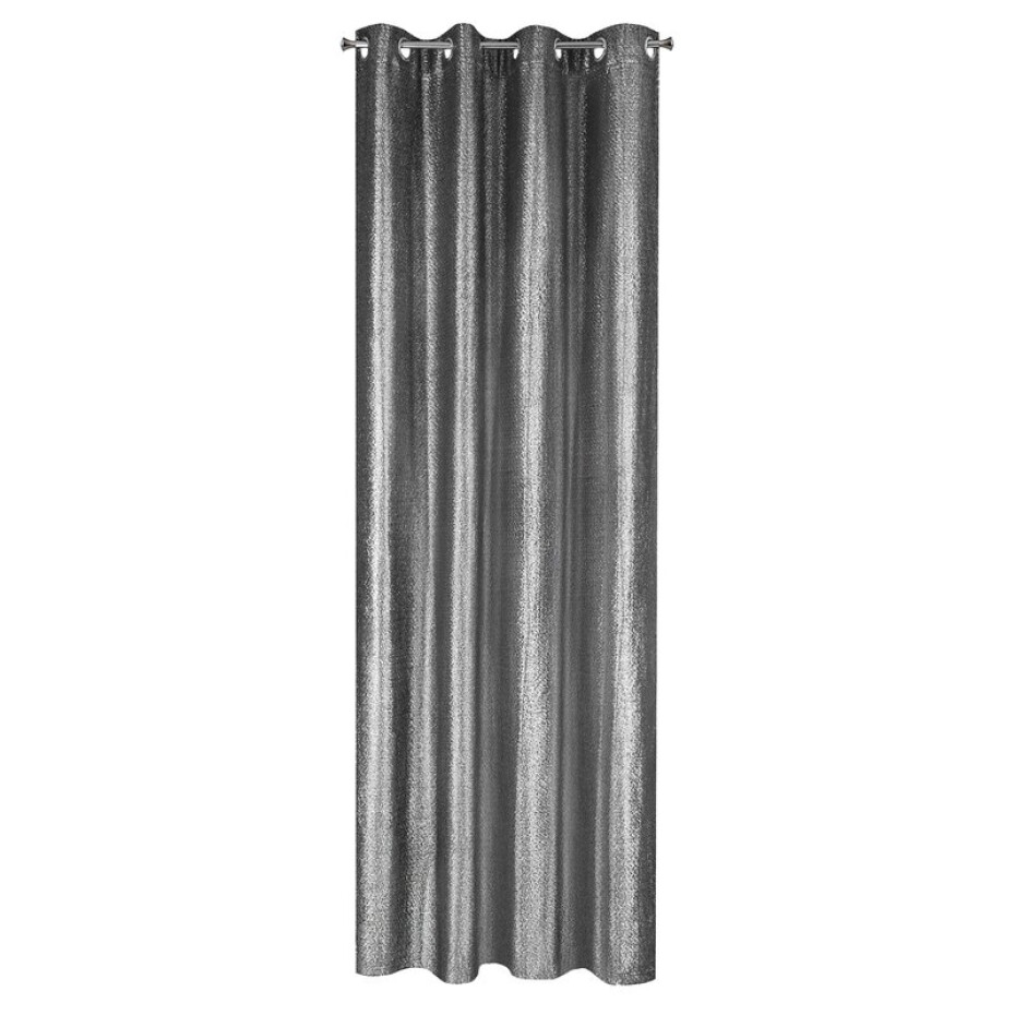 ArtFir Zatemňovací závěs GLOSSY K | černý 140 x 250 cm - main (2)