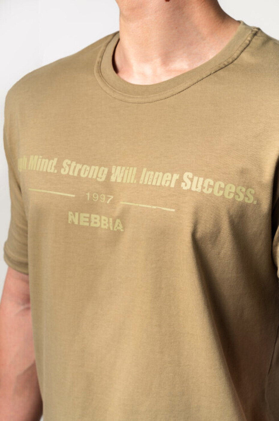 Nebbia Muscle fit tričko FLEXIN' 358 černá - main (1)