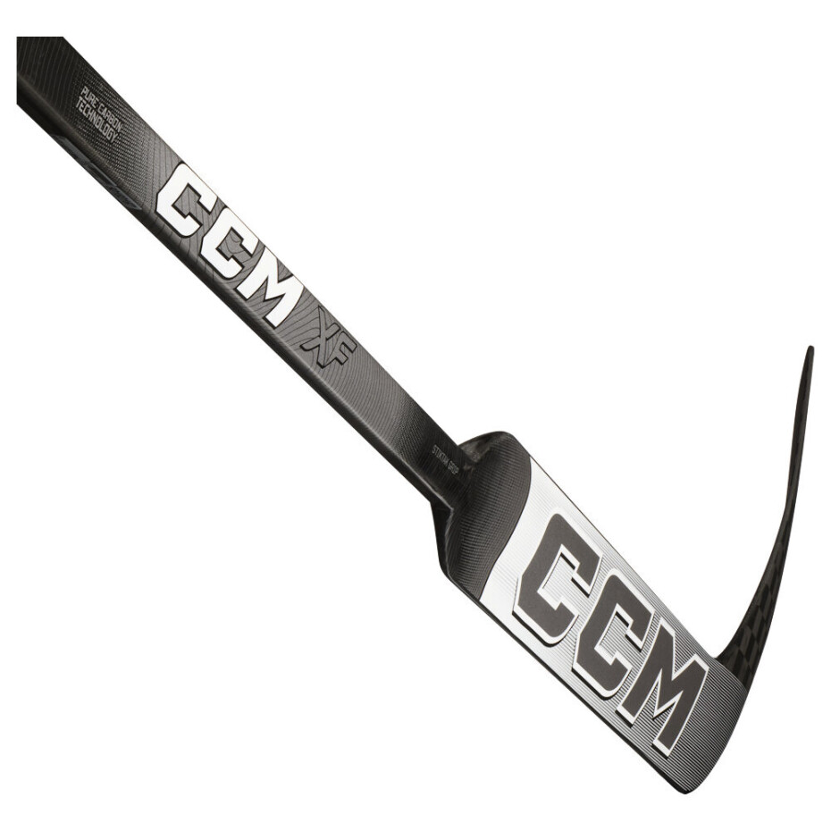 Kompozitová brankářská hokejka CCM Tacks XF White/Grey Senior 24 palců, L (normální gard) - main (2)