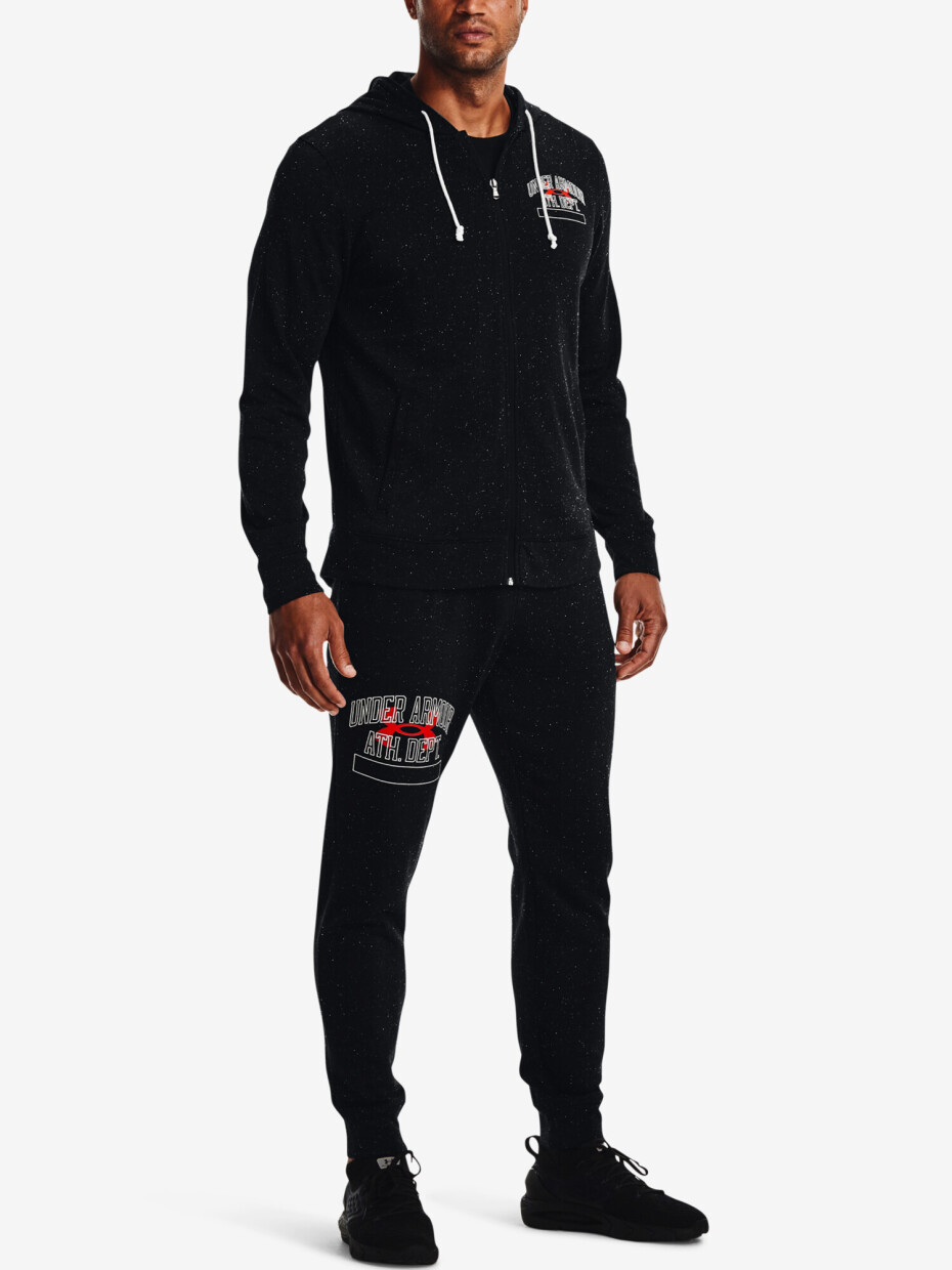 Pánská mikina Under Armour  Rival Try Athlc Dep FZ HD-BLK XL - main (1)
