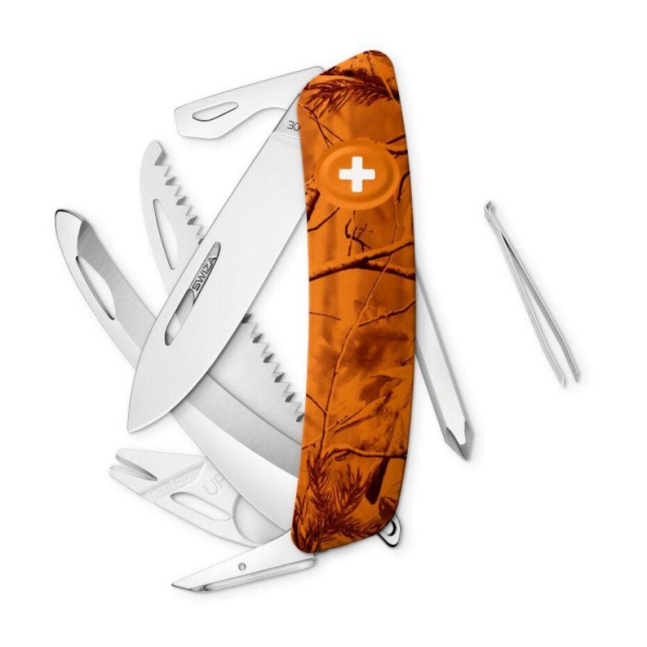Swiza kapesní nůž HU10R-TT Tick-Tool orange/pine - main (0)