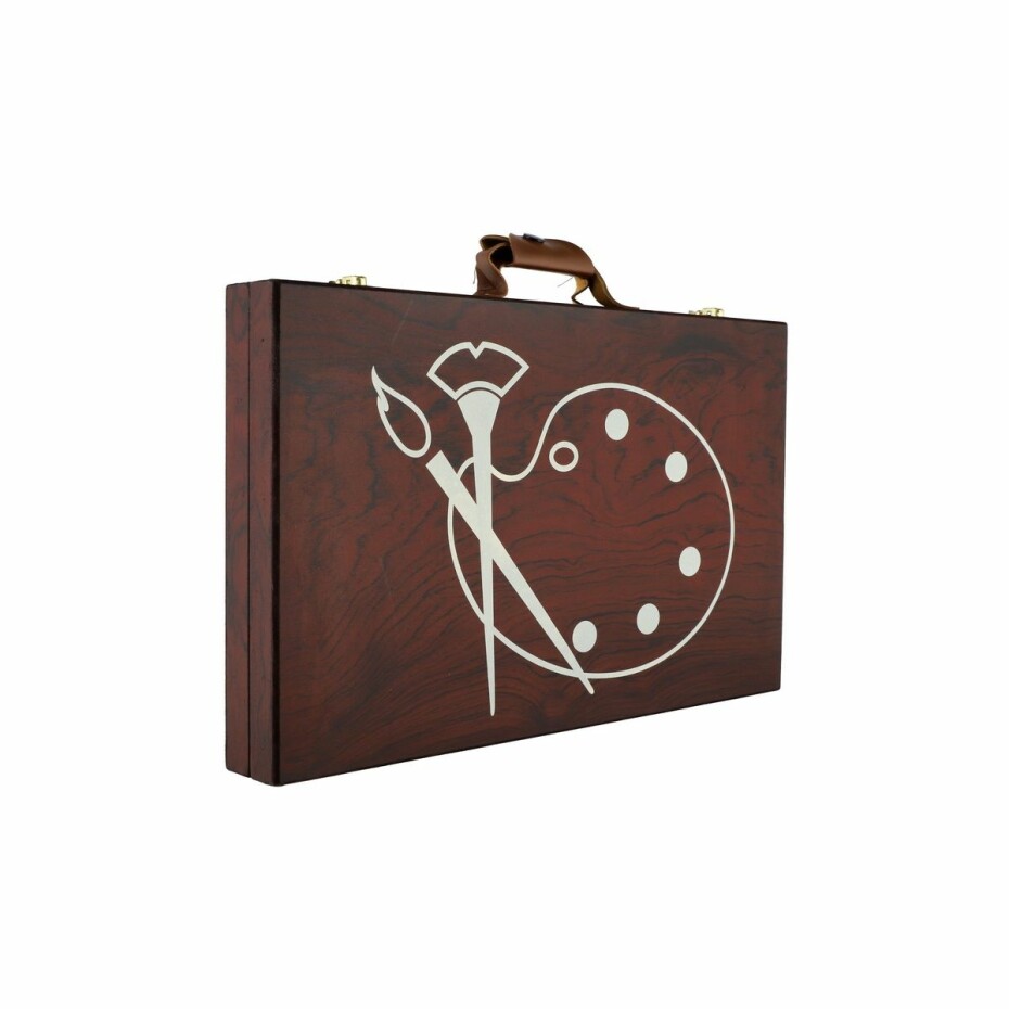 Sada na malování - Art box kreativní sada 79ks v dřevěném kufříku ve fólii 37x23x5cm - main (4)