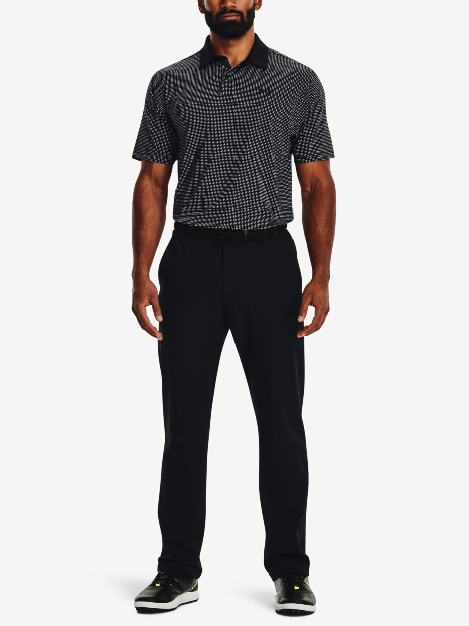 Pánské tričko Under Armour  T2G Printed Polo-BLK S - main (1)