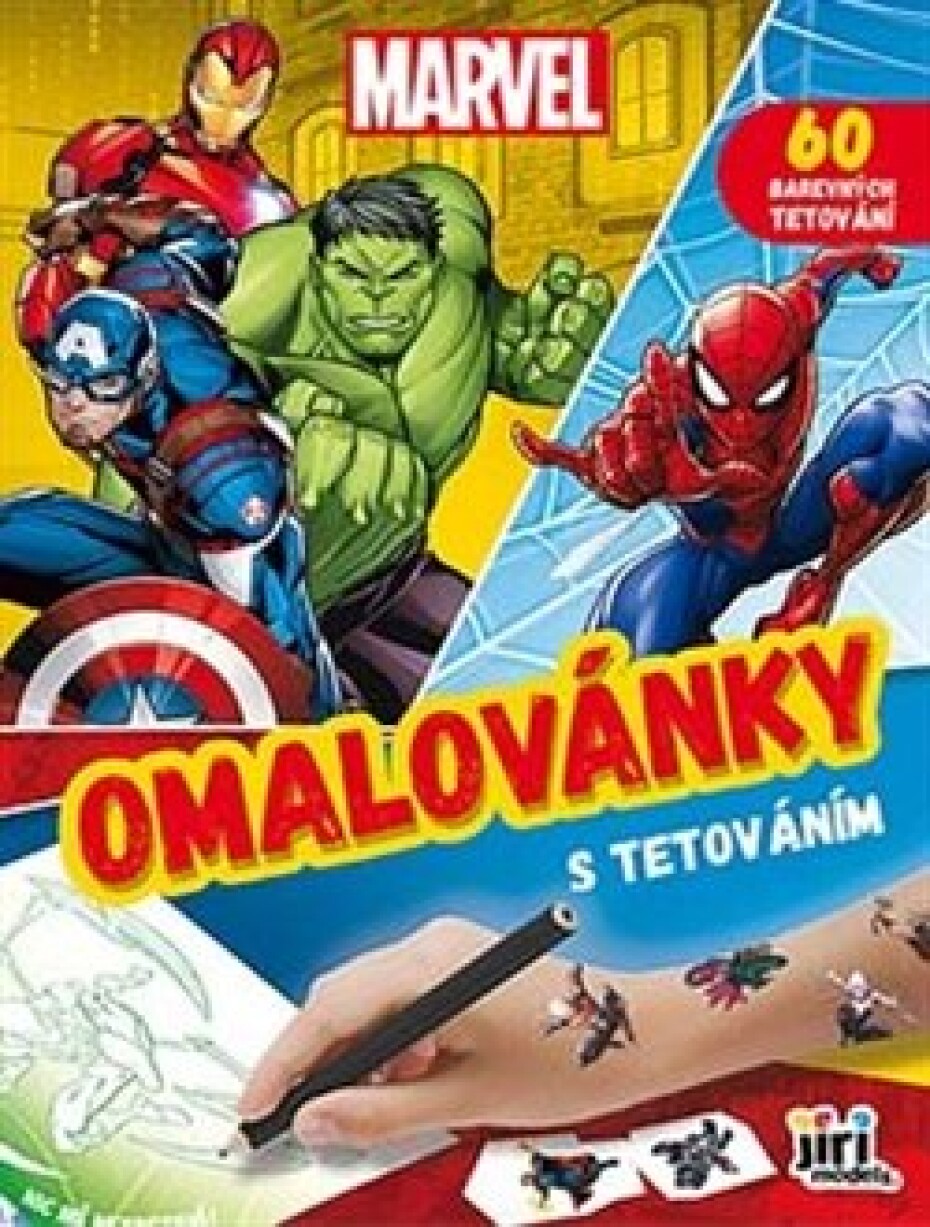 Omalovánky s tetováním Marvel - main (0)