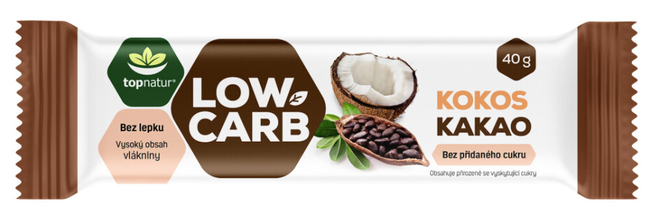 Topnatur Tyčinka Low carb 40 g - main (2)