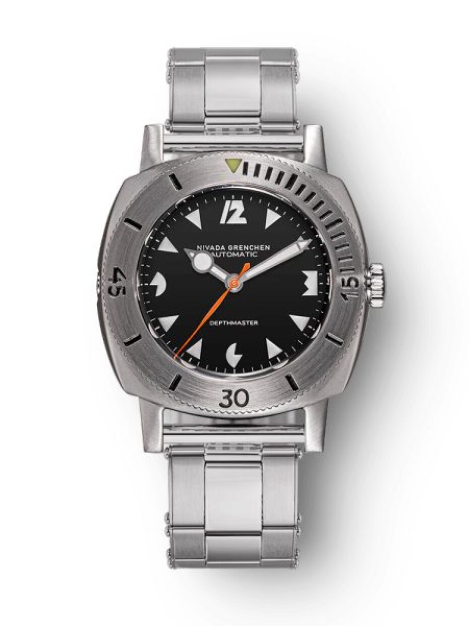 Nivada Grenchen Depthmaster Pacman White 14102A - Oyster - main (0)