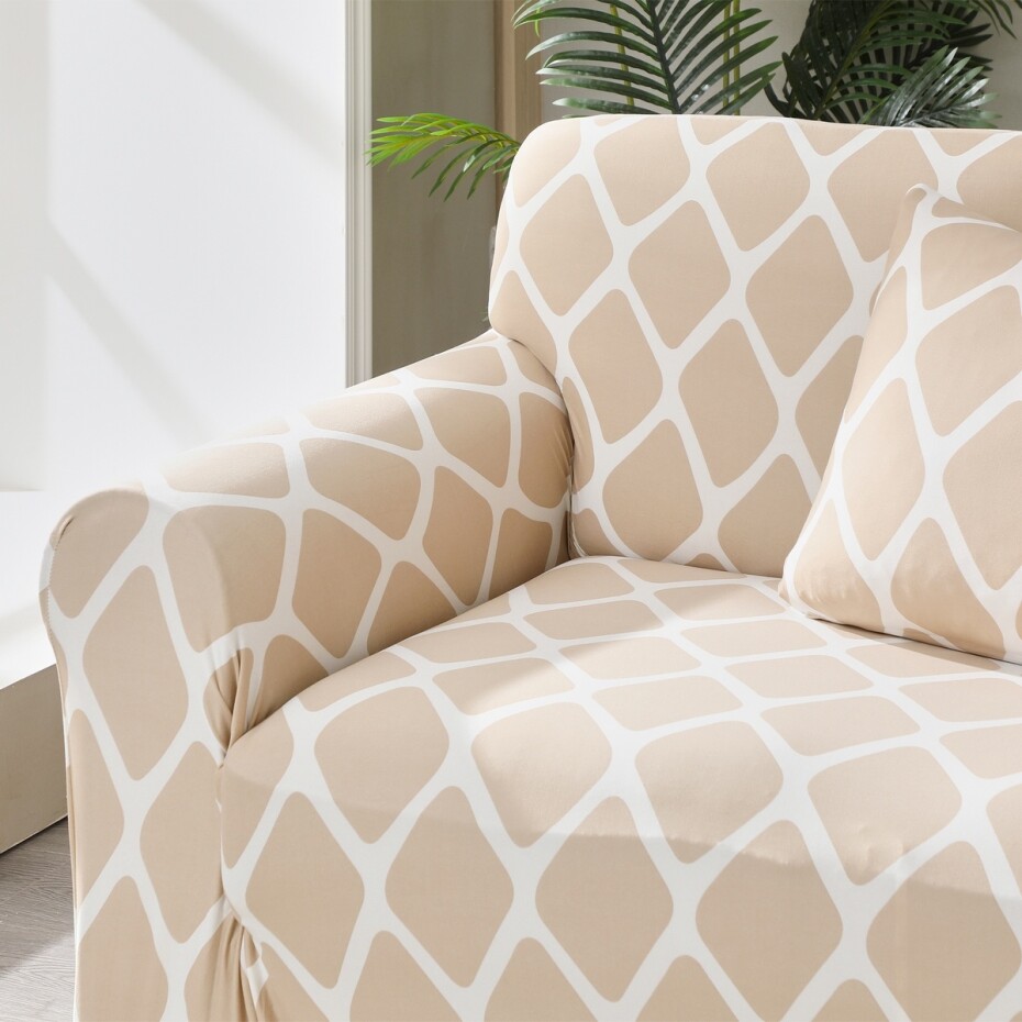 4Home Napínací potah na dvojkřeslo Sand, 145 - 185 cm - main (2)