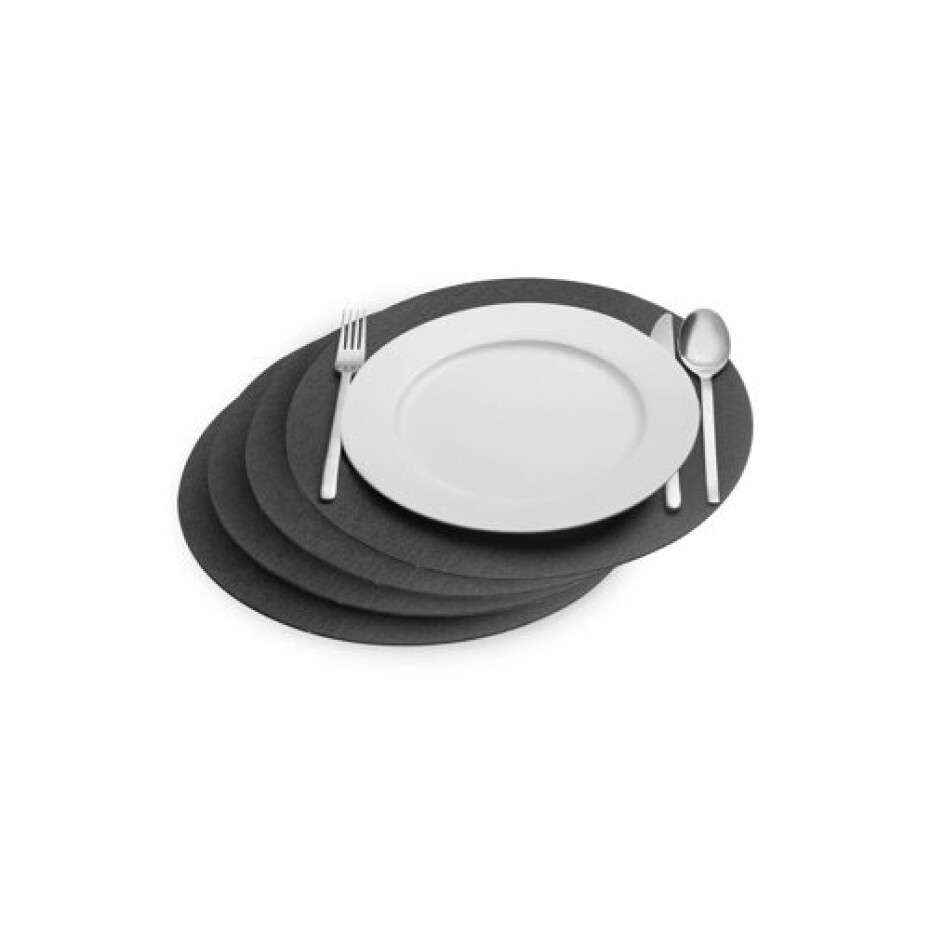 Westmark Prostírání COZY, pr. 35 cm, sada 4 ks, antracit - main (1)