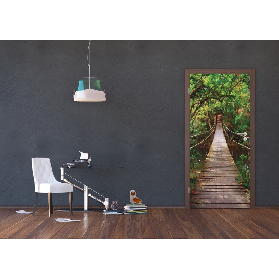 Vertikální fototapeta Green bridge, 90 x 202 cm - main (2)