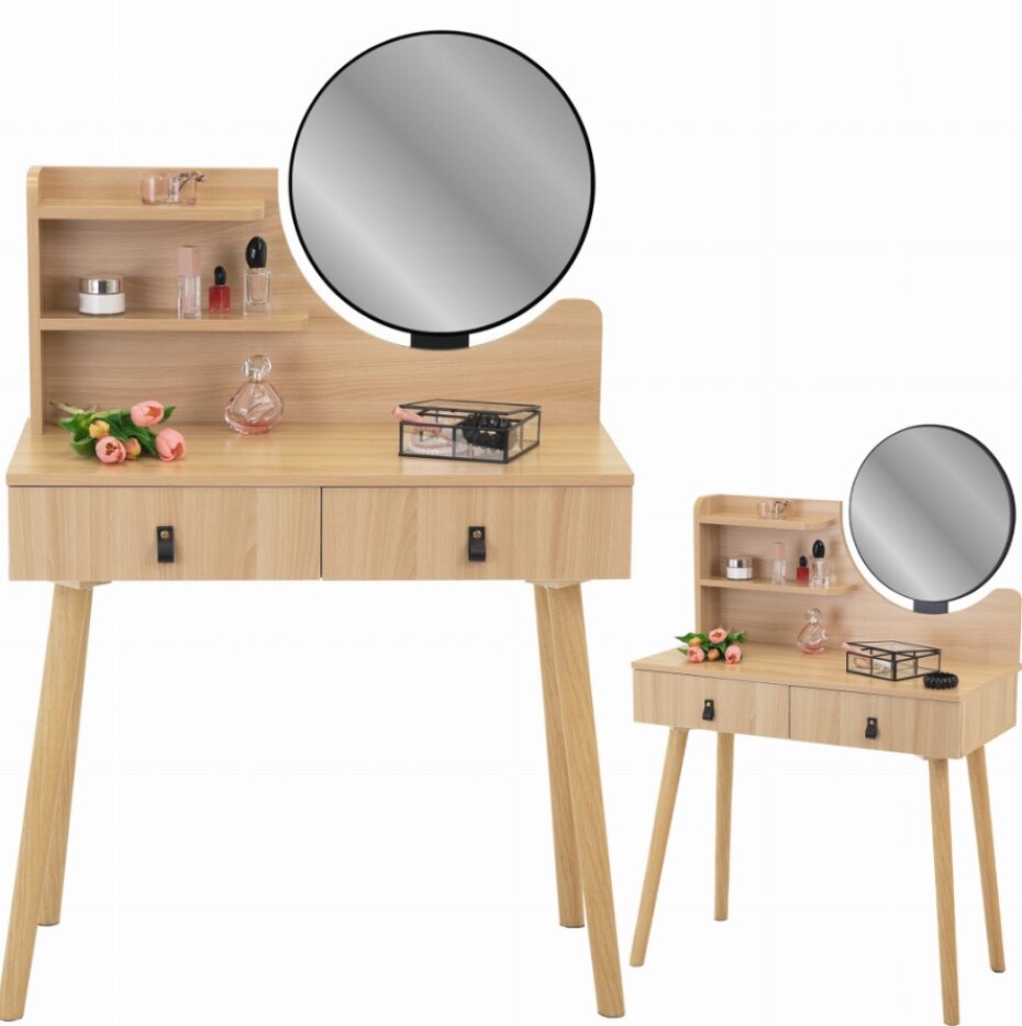 ArtJum Toaletní stolek SCANDI 2 béžová | CM-324305 - main (1)