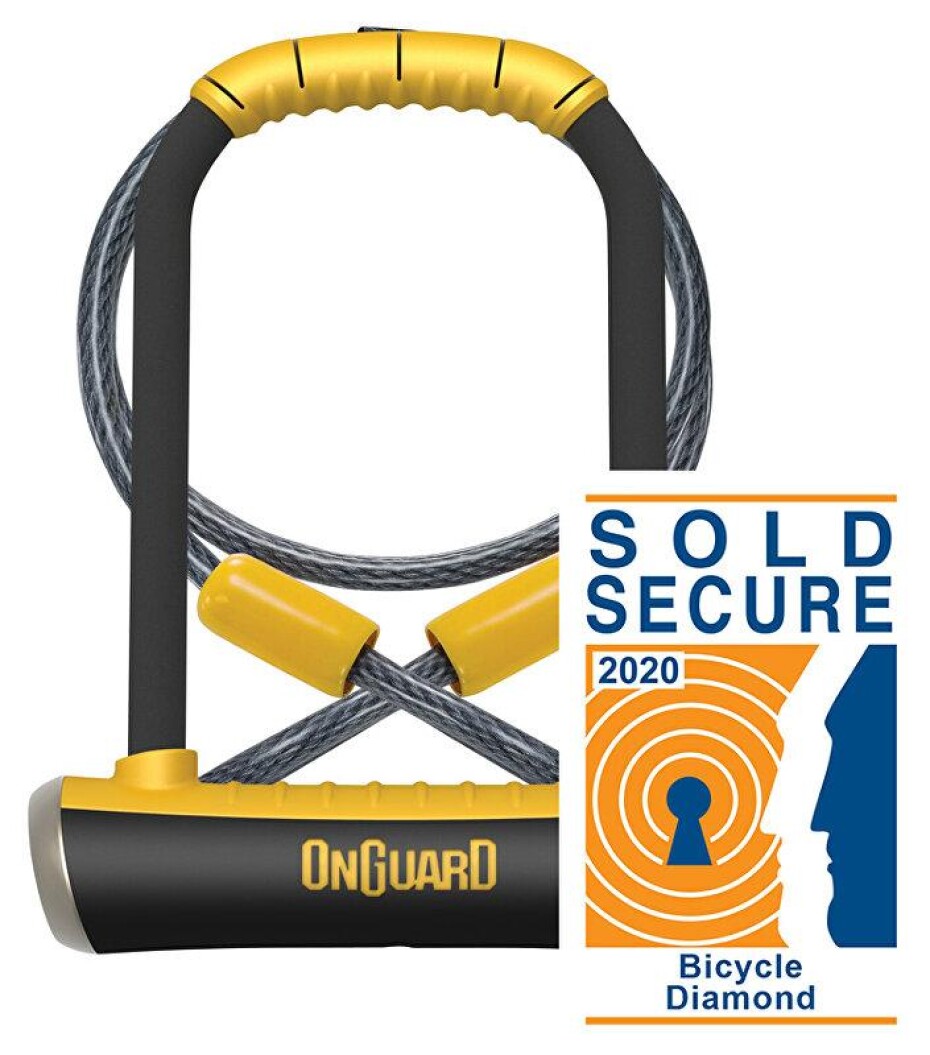 Onguard zámek Pitbull podkova 115×230×14 mm + lanko 1200×10 mm - main (0)