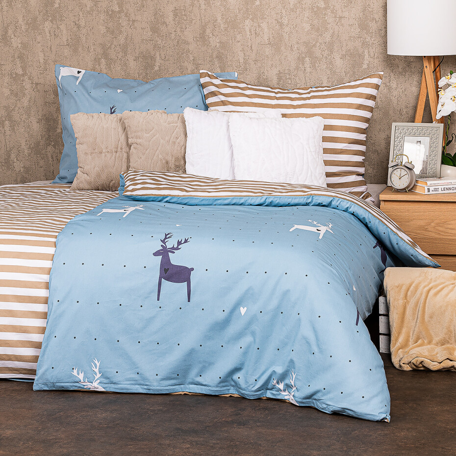 4Home Bavlněné povlečení Deer Love, 140 x 220 cm, 70 x 90 cm - main (4)