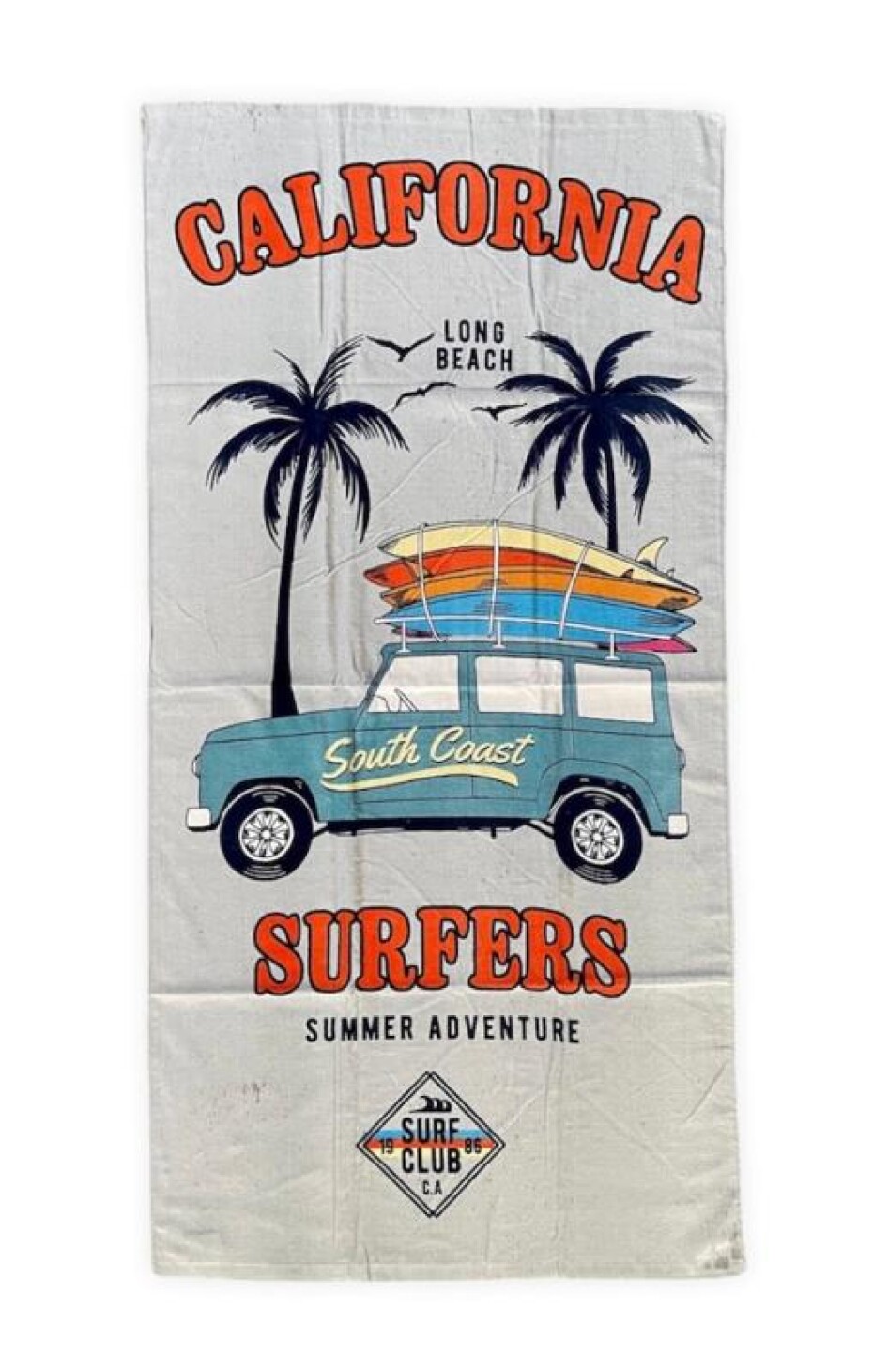 Plážová osuška Lovely Home 12151 California Surfers - main (0)