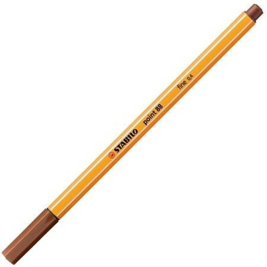 Popisovač STABILO point liner 88 hnědý světle - main (0)