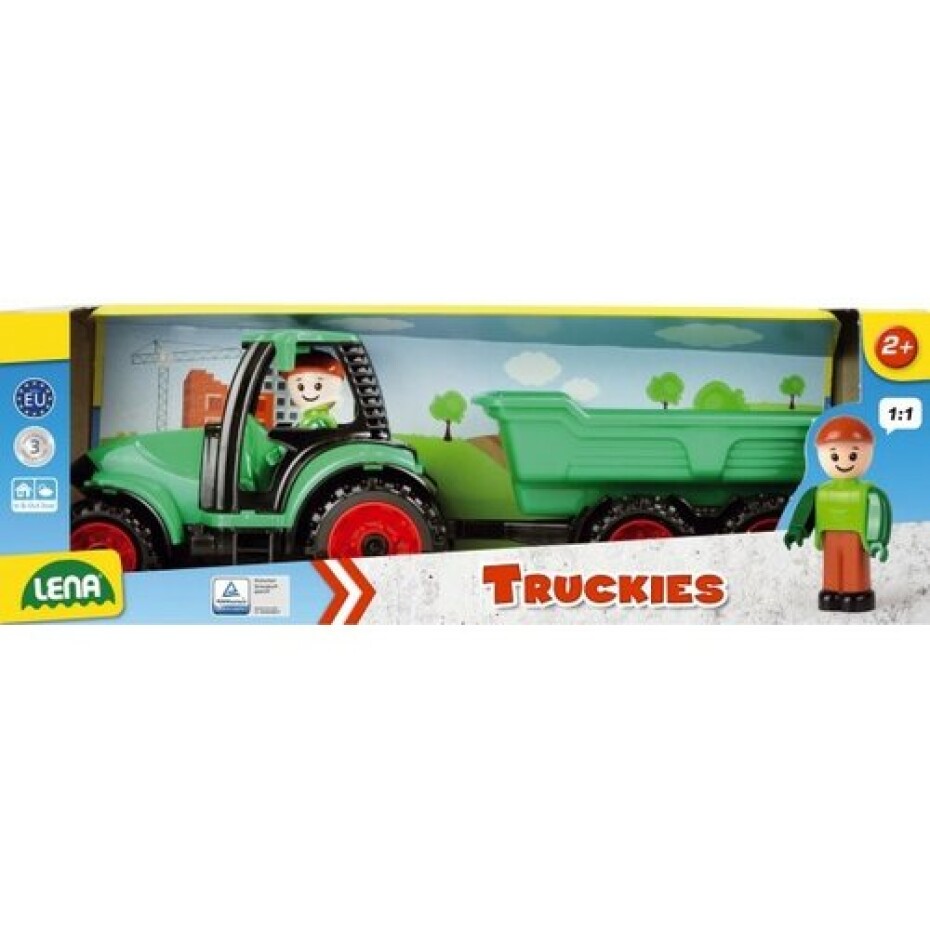 Lena Traktor s vlečkou Truckies, 32 cm - main (6)