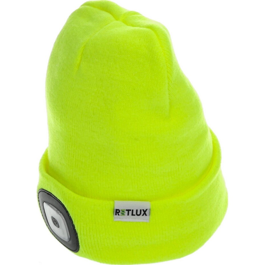 Retlux RLB 101 Čepice s nabíjecí LED čelovkou žlutá, 50 lm - main (2)