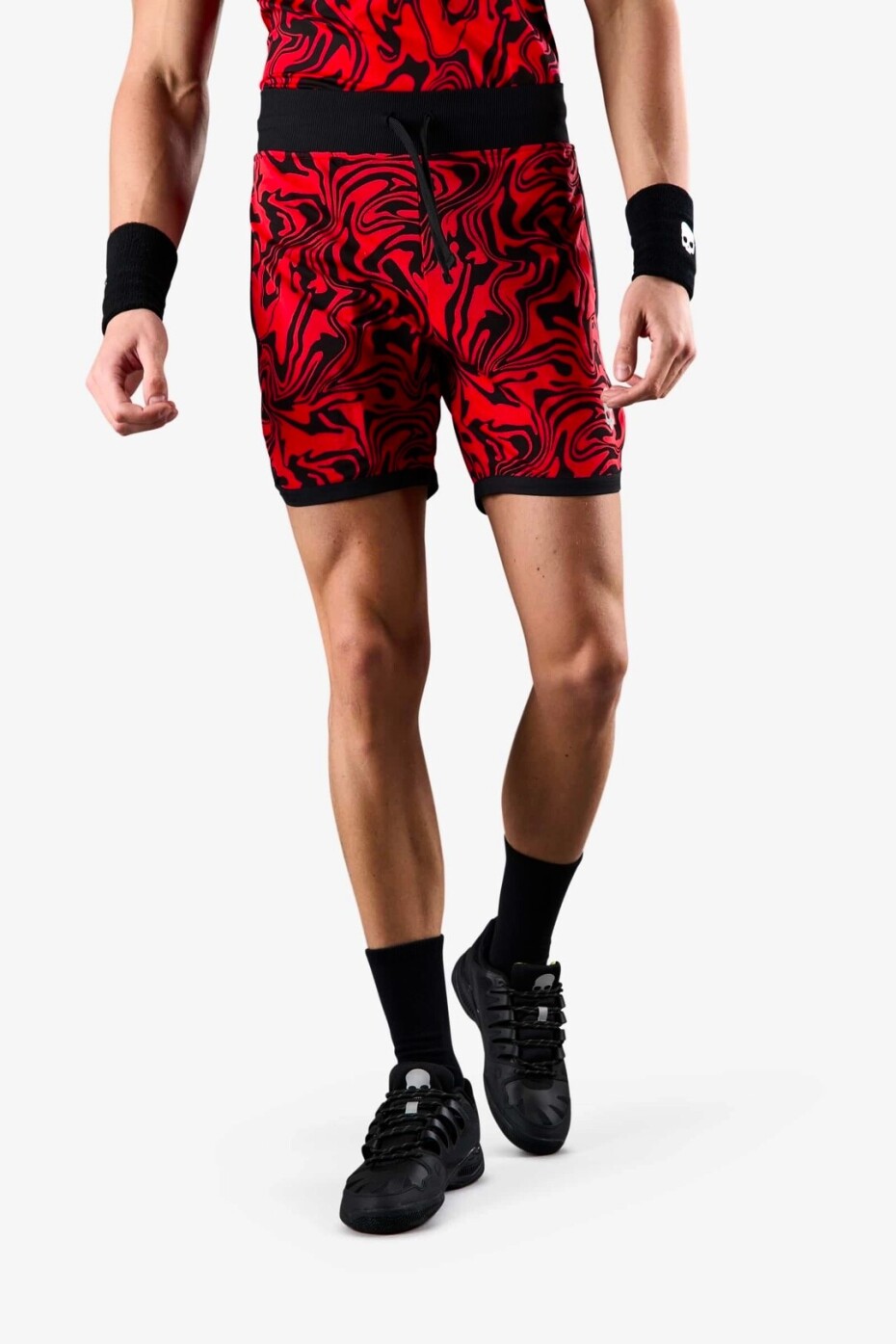 Pánské šortky Hydrogen  Chrome Tech Shorts Red L - main (0)
