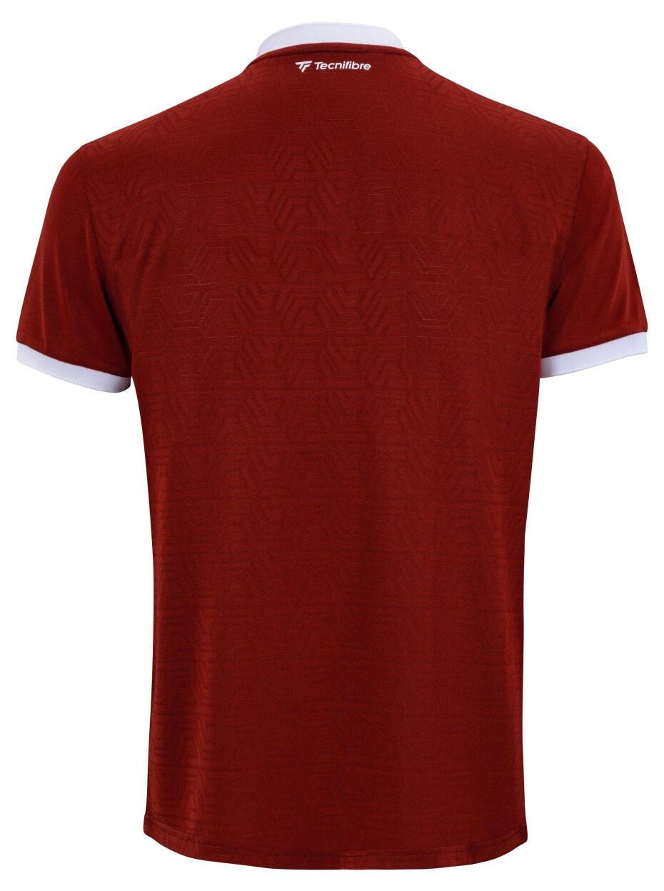Tecnifibre Team Mesh Polo cardinal - main (1)