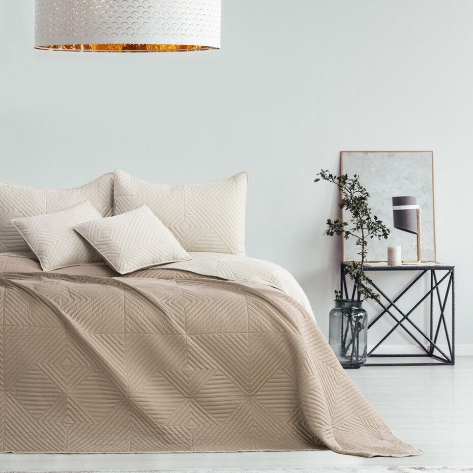 AmeliaHome Přehoz na postel Softa beige - cappucino, 220 x 240 cm - main (1)