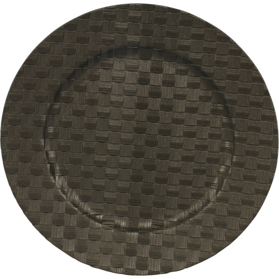 Podložka pod talíř Black Weaving, 33 cm - main (0)