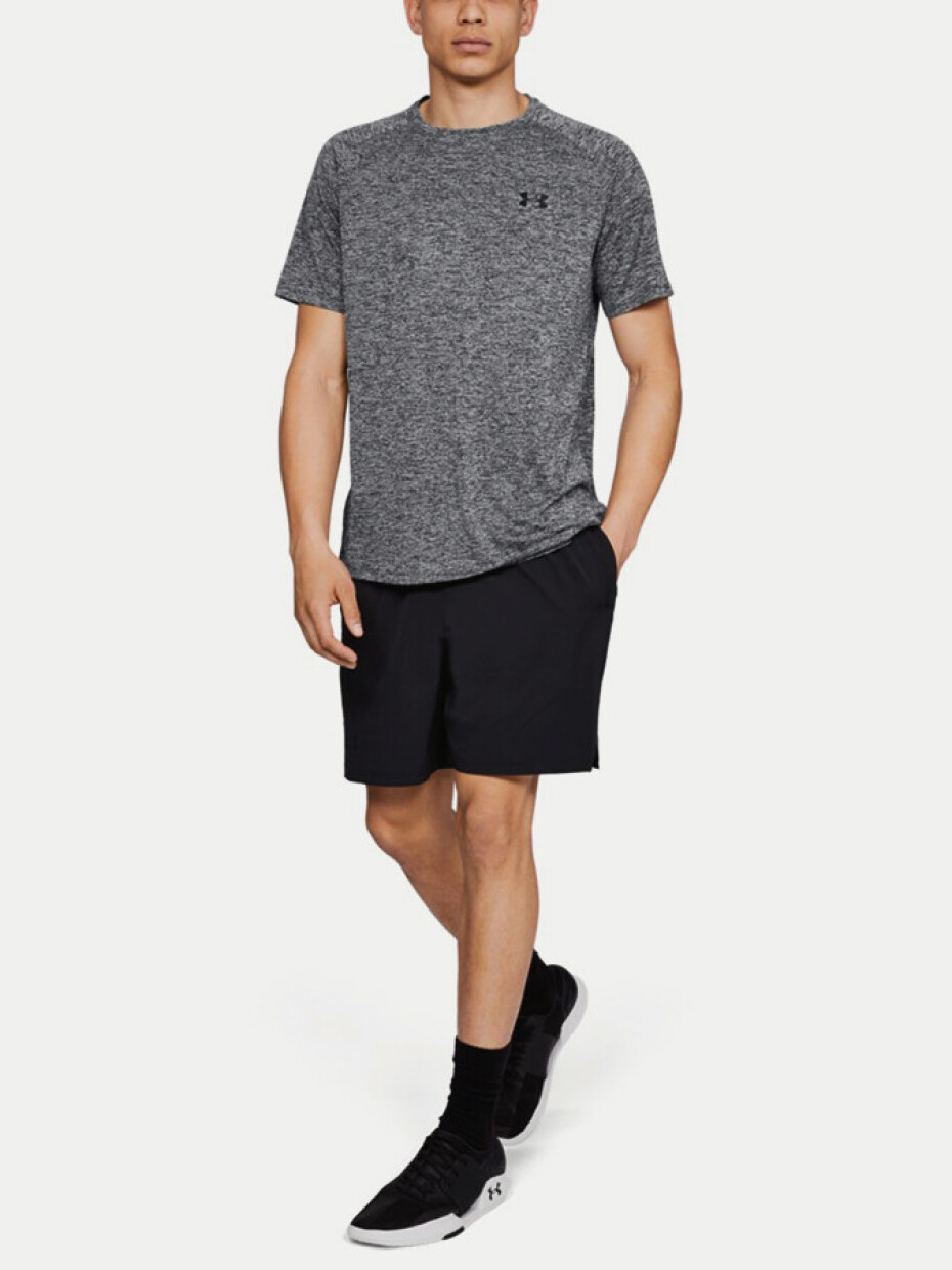 Under Armour pánské funkční tričko Tech 2.0 SS Tee- BLK černé - main (1)
