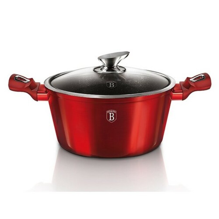 Berlinger Haus Kastrol Burgundy Metallic Line, 24 cm - main (1)