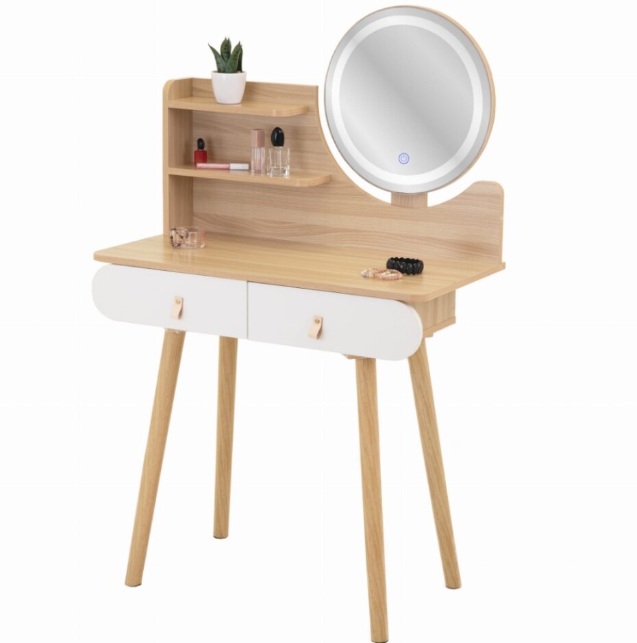 ArtJum Toaletní stolek SCANDI bílá | CM-324329 - main (3)