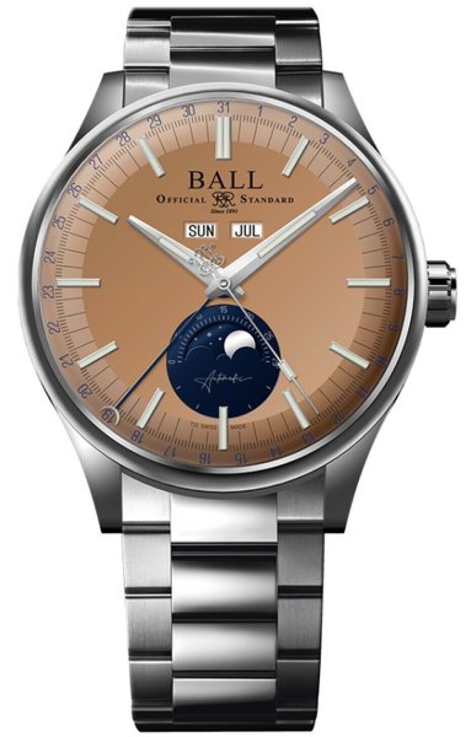 Ball Engineer II Moon Calendar Copper NM3016C-S2J-CO - main (0)