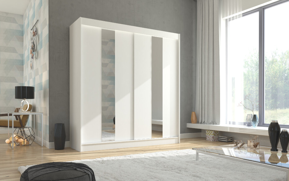 ArtAdrk Šatní skříň BALTON | 200 cm Barva: dub sonoma - main (2)