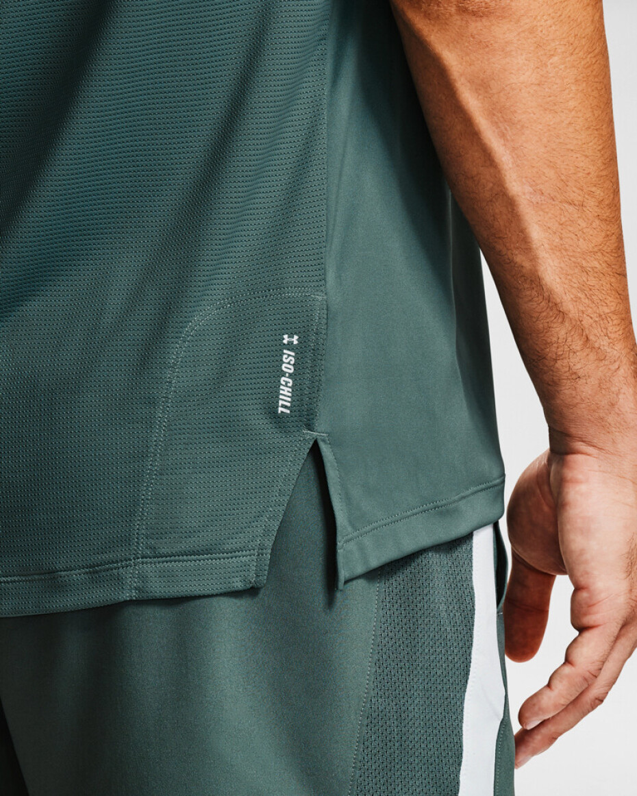 Pánské tričko Under Armour  Qualifier ISO-Chill Blue S - main (4)