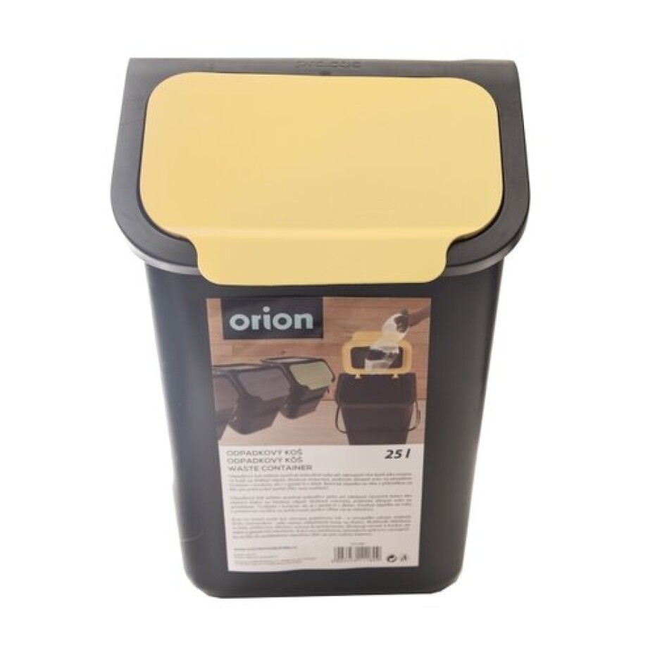Orion Odpadkový koš na tříděný odpad 25 l, žlutá  - main (4)