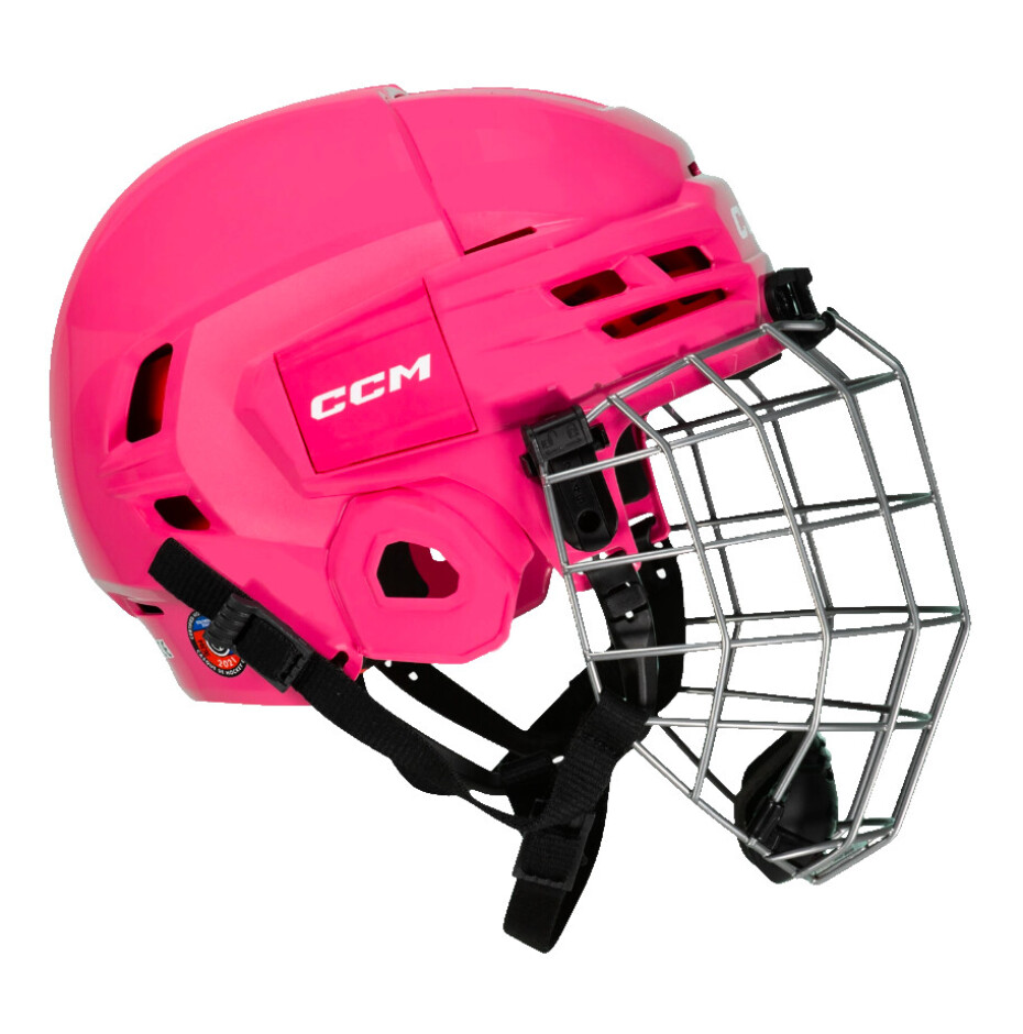 Hokejová helma CCM Tacks 70 Combo Pink Junior - main (3)