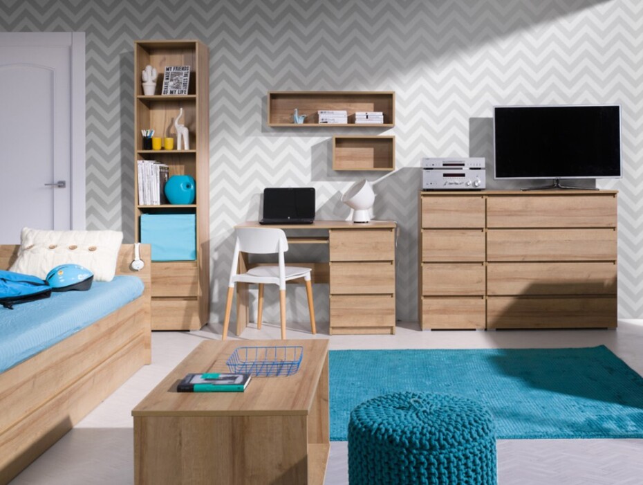 ArtMadex Jednolůžková postel COSMO C08 | dub riviera 80 x 200 cm - main (1)