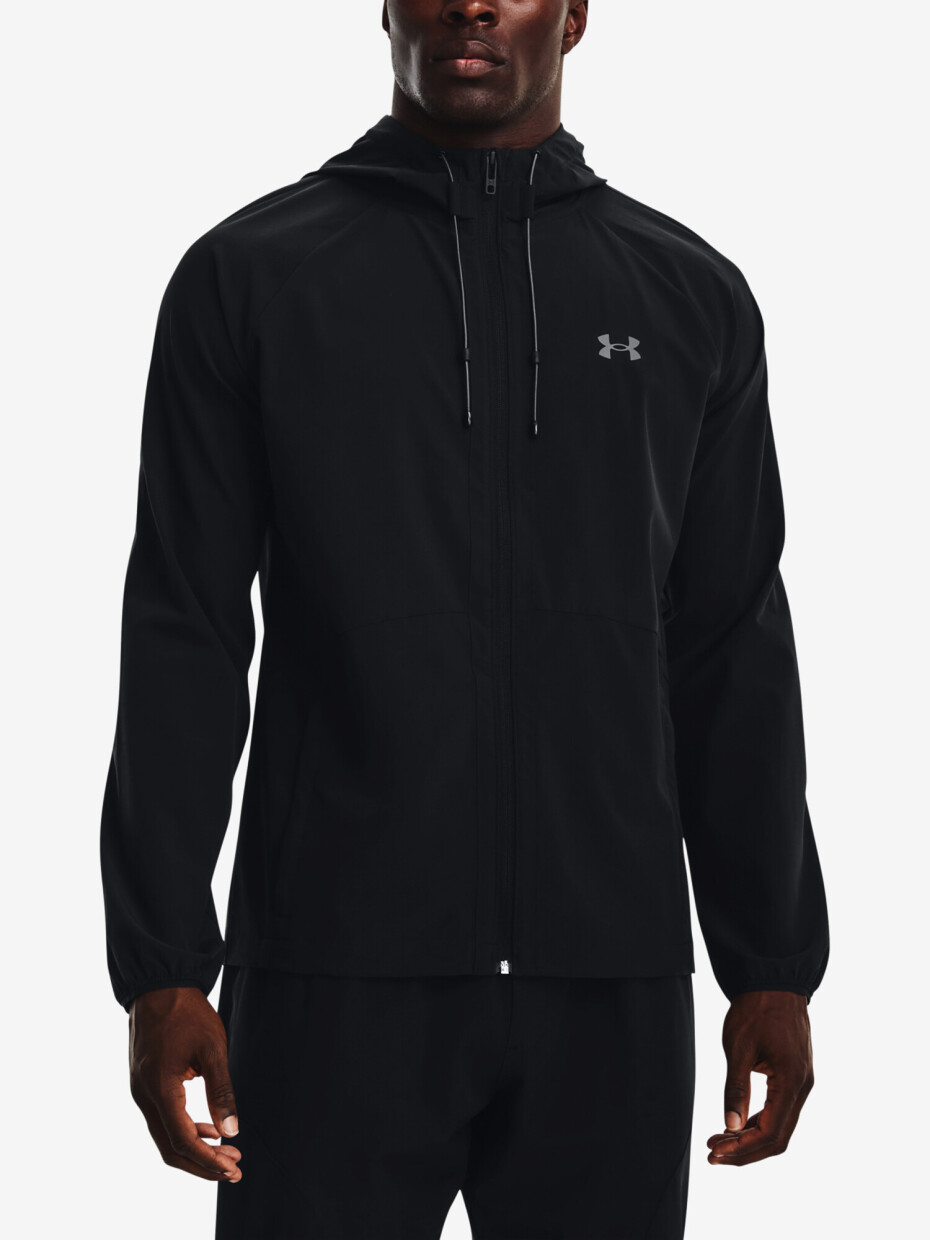 Pánská bunda Under Armour  Stretch Woven Windbreaker-BLK XXL - main (0)