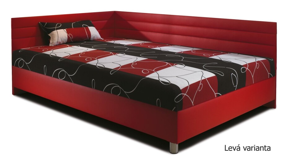 New Design Čalouněná postel ELITE | 140 x 200 cm Provedení: levé - main (3)