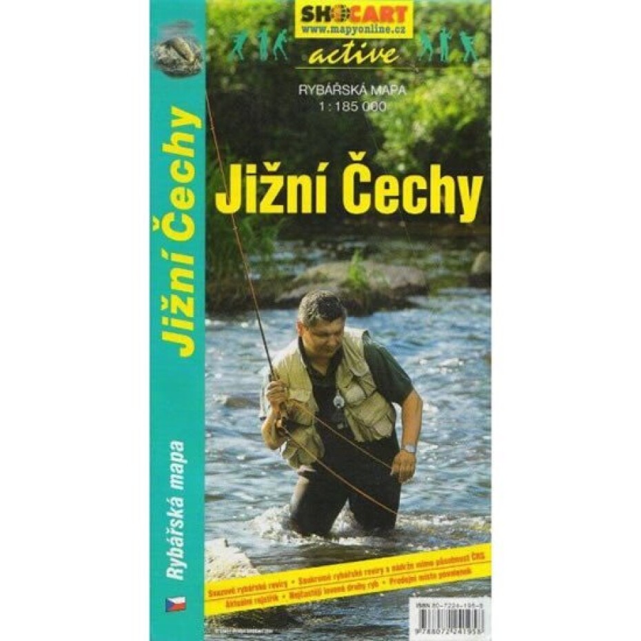 Jižní Čechy, rybářská mapa - main (0)