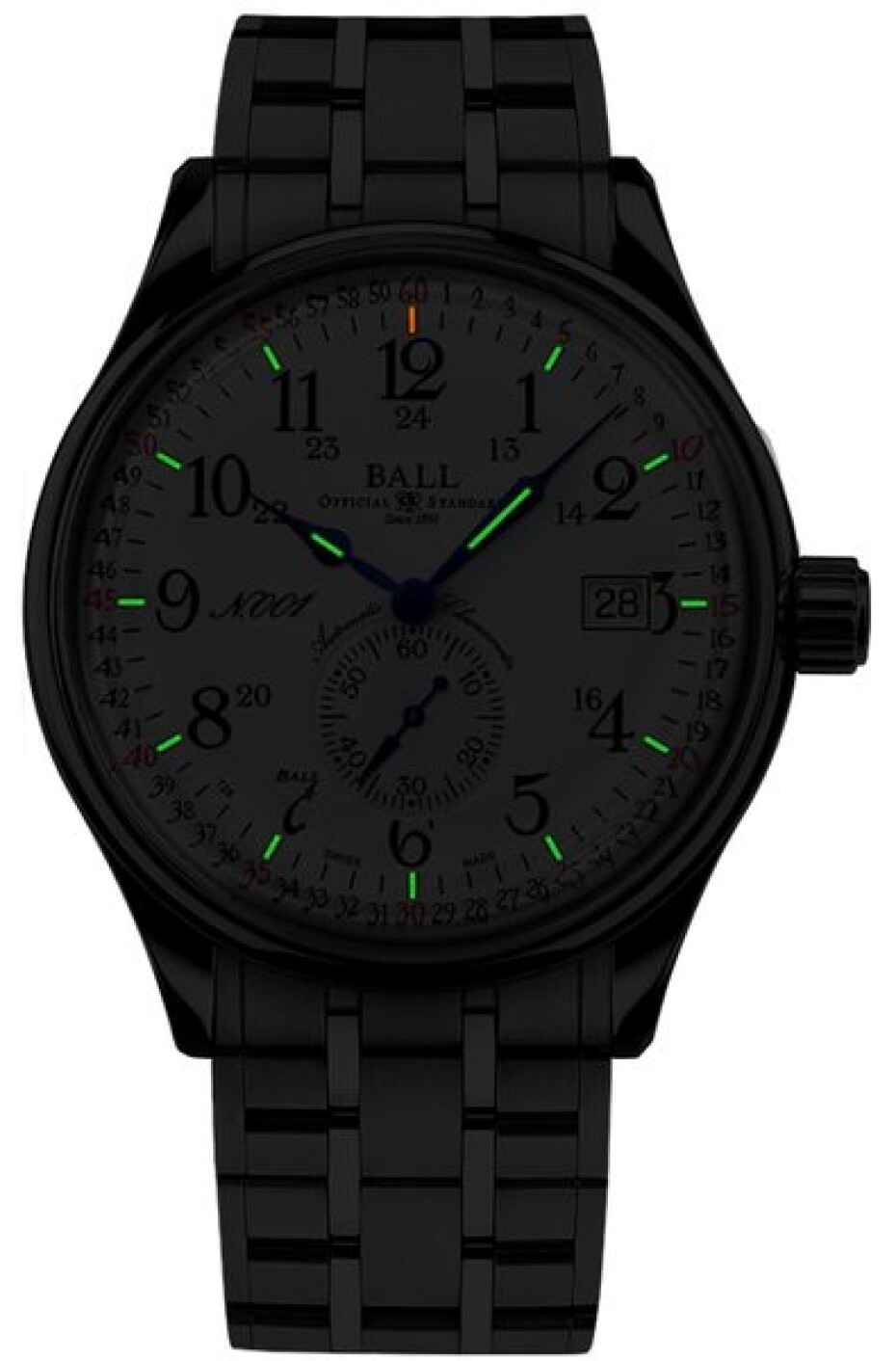 Ball Trainmaster Railroad Standard 130 Years COSC Limited Edition NM3888D-S4CJ-WH - main (1)